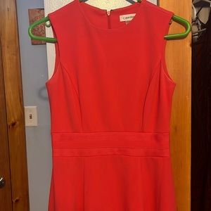 Flamingo bright pink dress